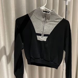 Urban Outfitters Cropped Quarter Zip